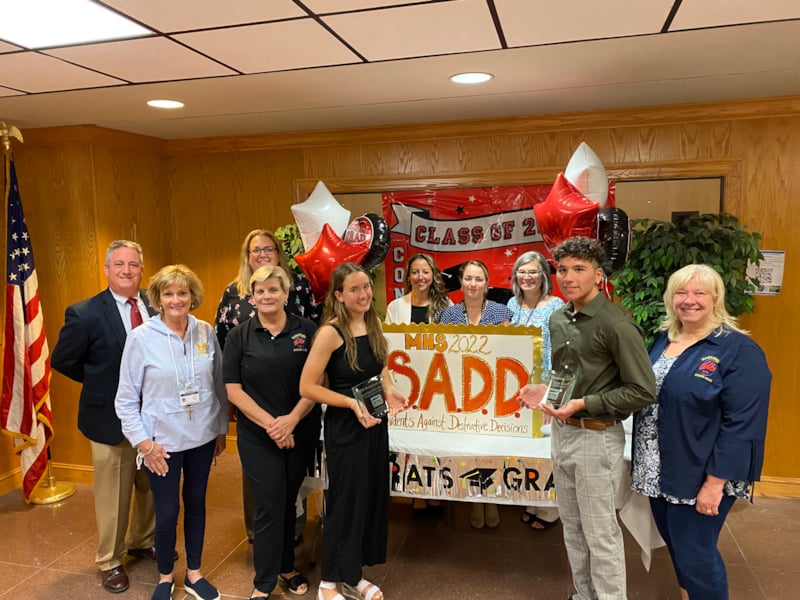 Massapequa Elks & MTAC Honor MHS SADD Club Graduates